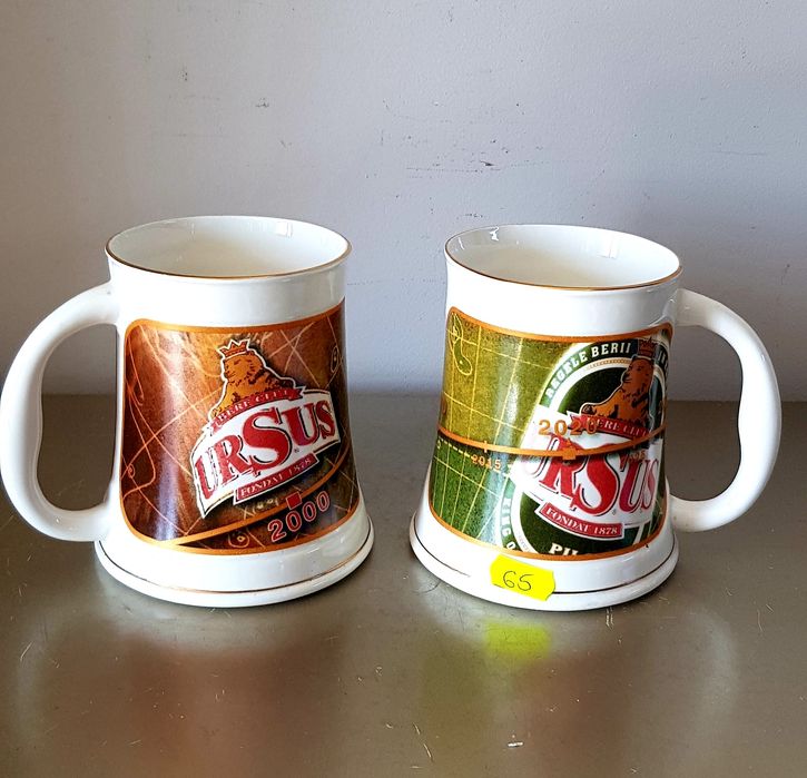 Halbe de bere vechi din porțelan