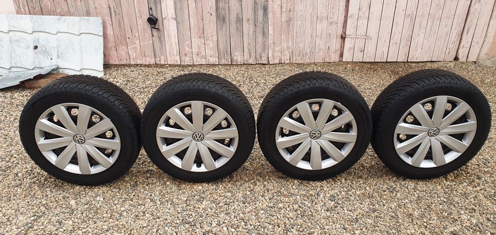 Jante din otel pe 16 .5x112. Gume de iarna