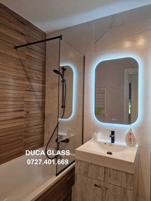 oglinda LED la comanda oglinzi led cu montaj