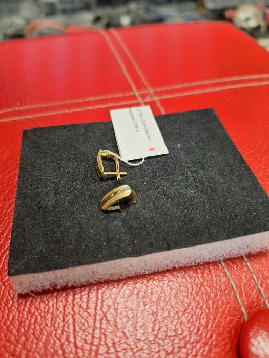 Дамски златни обеци - 1,64 гр.