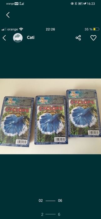 Hrana congelata cyclop