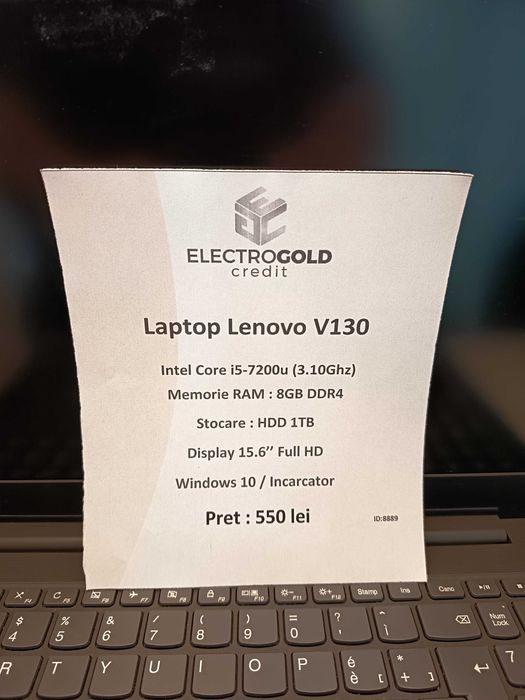 Laptop Lenovo V130 Intel Core i5-7200u/8GB RAM/HDD 1TB/Full HD ID8889