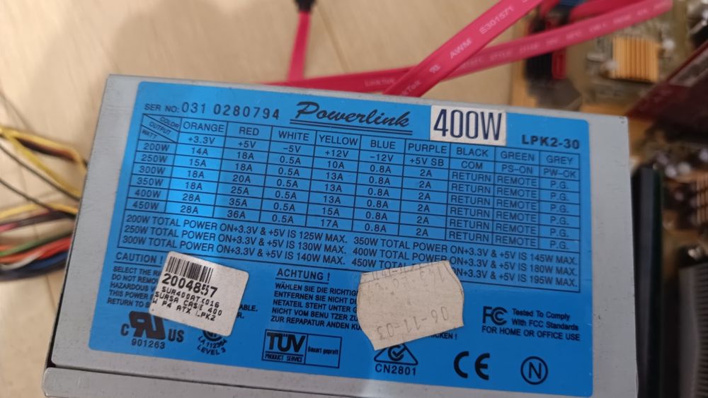 Componente PC placa de baza hdd