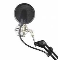 Pop-filtru microfon studio cu brat flexibil clema prindere