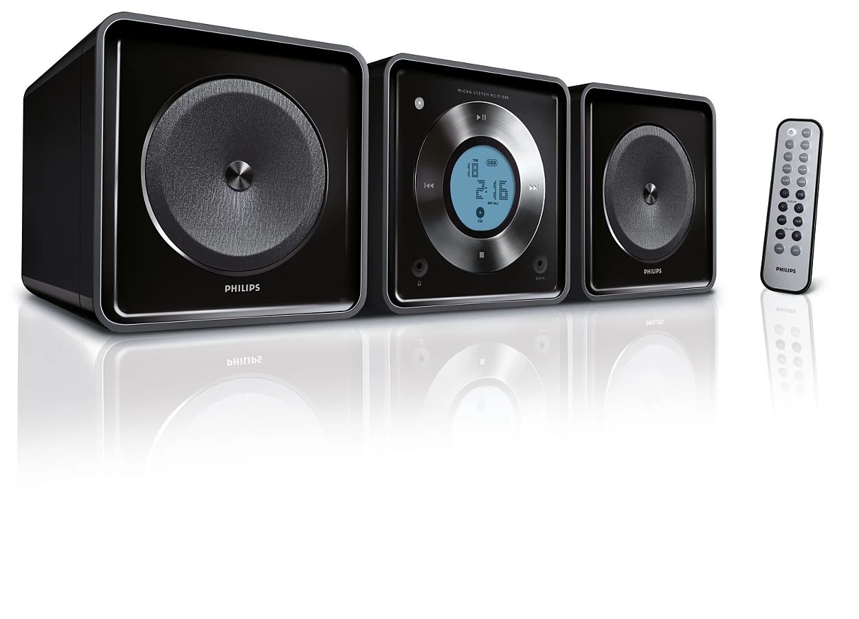 Philips micro hi-fi system mcm108b