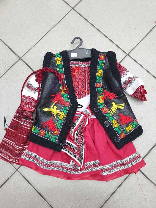 COPII Costum National- Popular ie camasa catrinta vesta bundita