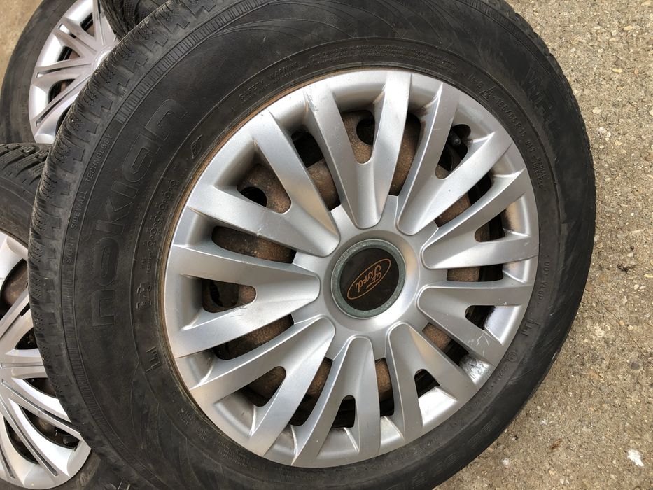 Set Jante 15” Ford + Cauciucuri/Anvelope Iarna Nokia WR D3 195/65 R15