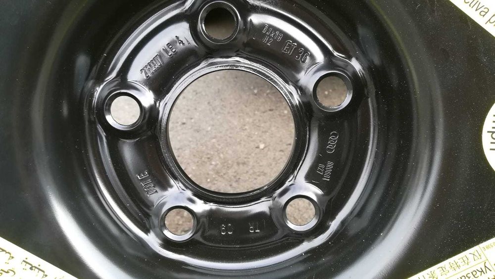 Roata Rezerva audi q5 cu 5x112 pe 195-75-18 slim-noua,originala