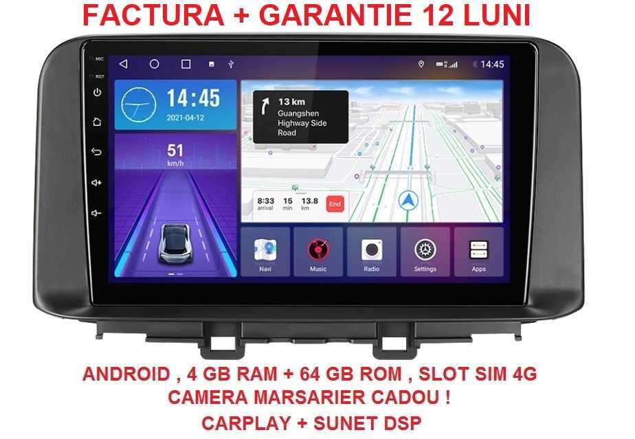 Navigatie Hyundai Kona ( 2018 + ) 4GB Noua Garantie Camera Marsarier