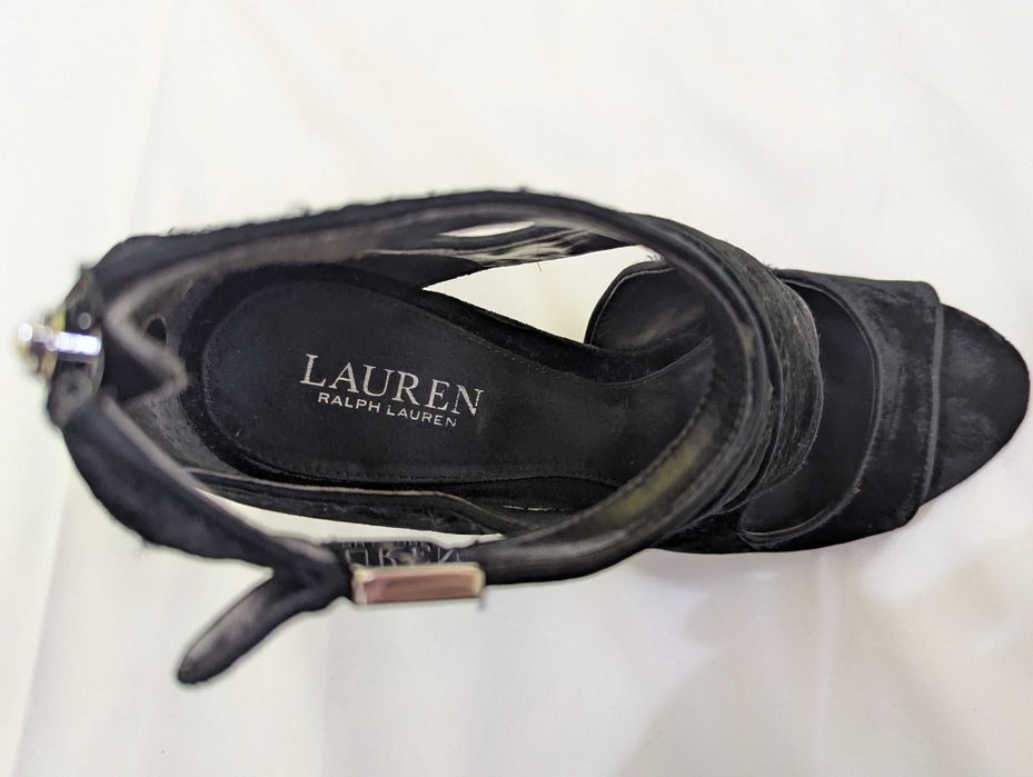 Sandale catifea Ralph Lauren