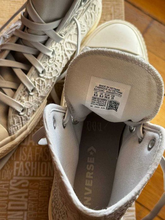Converse Chuck Taylor All Star Lift Platform, 39.5