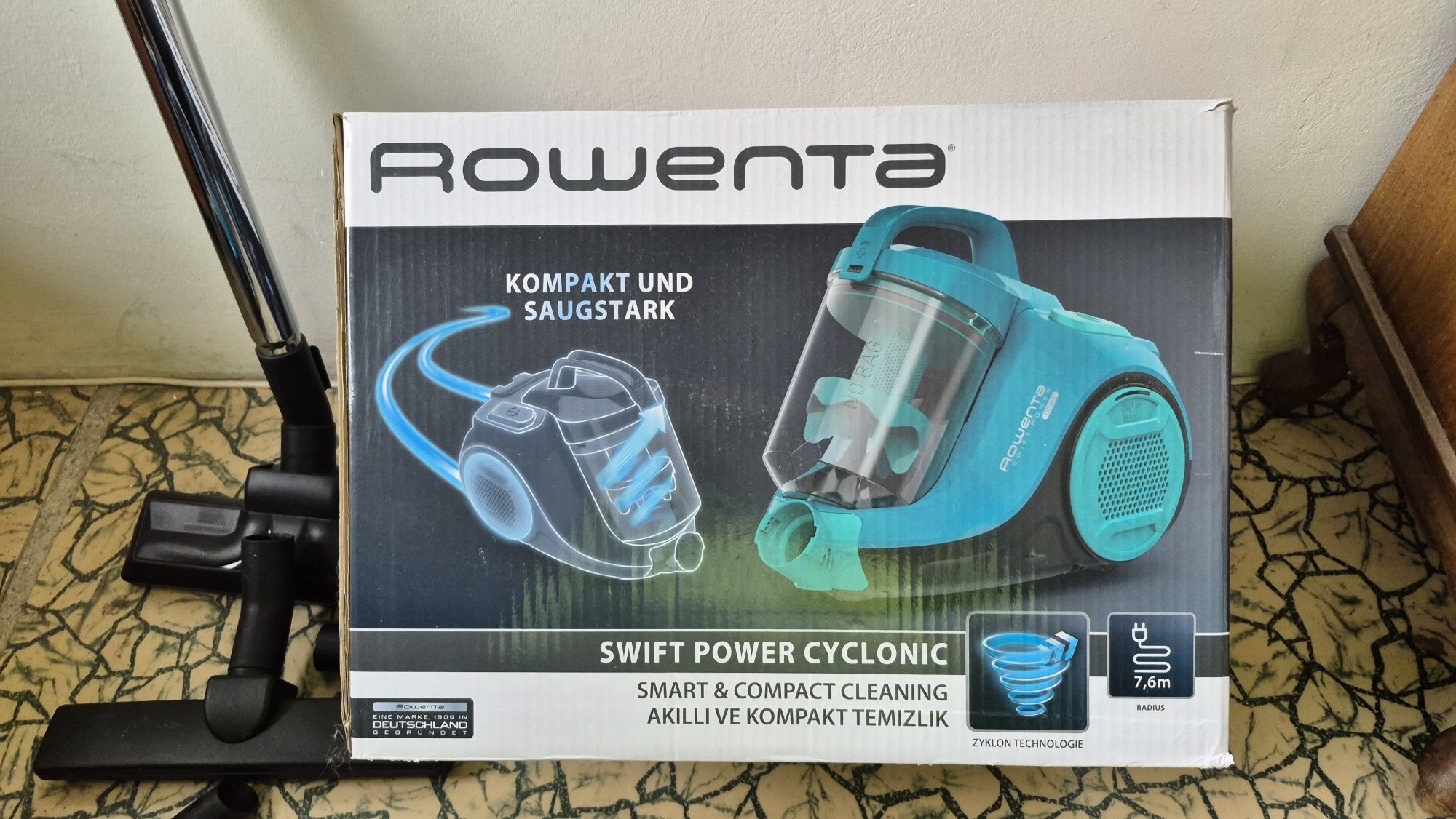 Прахосмукачка Rowenta Swift Power Cyclonic без торбички 750 W