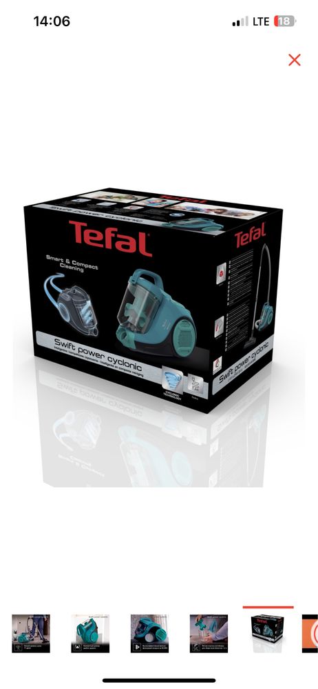 Пылесос tefal