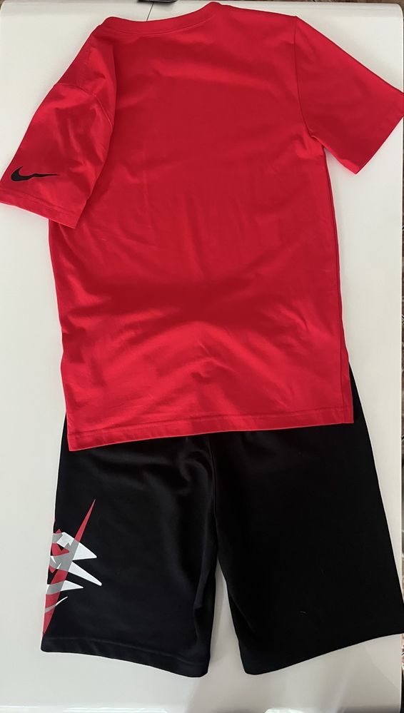 Младежки комплект - Nike 3BRAND -Red & Black