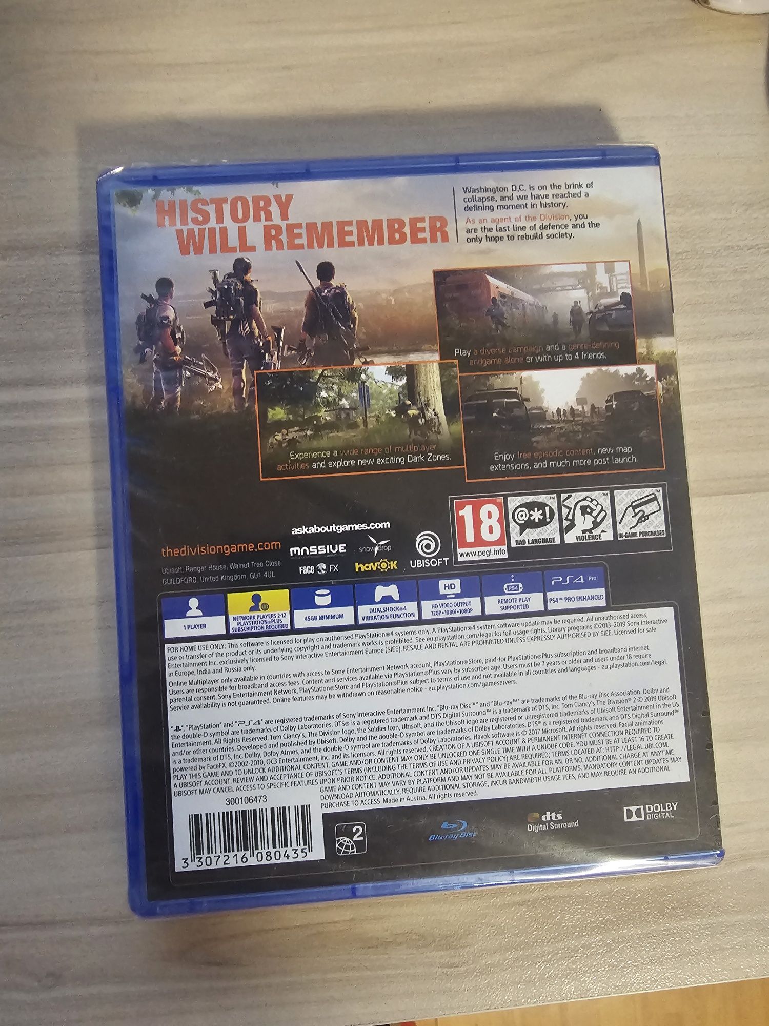 The Division 2 PS4 НОВА