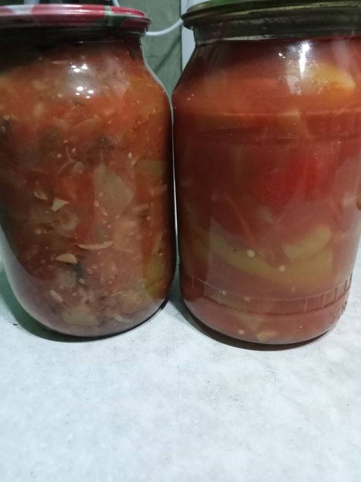 Продам салаты перец и баклажаны