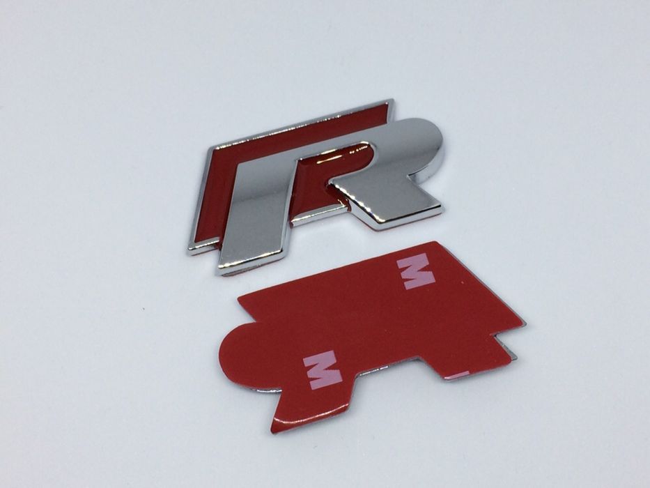 Set Embleme VW R rosu