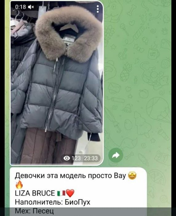 Пуховик Liza Bruce