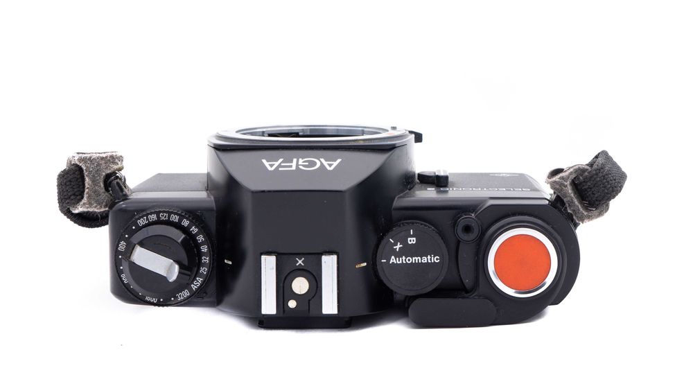 Aparat foto film Agfa Selectronic 2 montura Pentax K