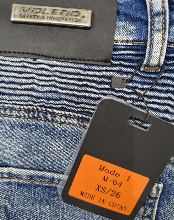 Blugi moto cu protecții,Volero, XS/S