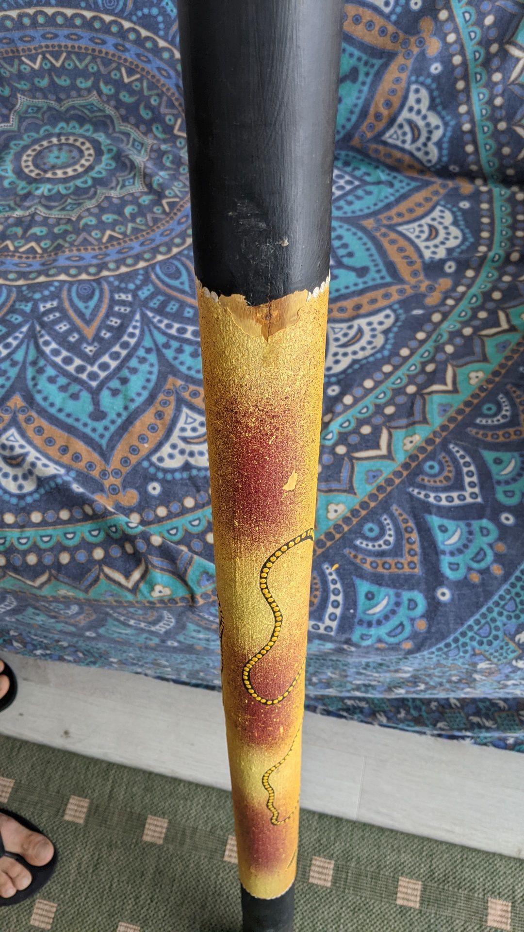 Didgeridoo din bambus/ Instrument muzical