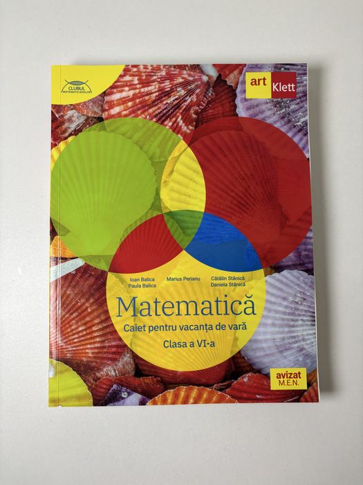 Caiete de vacanta Matematica/Limba si literatura română pentru clasa 6