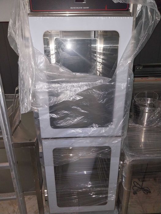 Топла витрина вертикална 15 тави 2 бр. /нови, китай/ Договаряне!