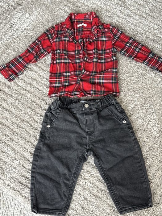 Комплект Zara риза и дънки