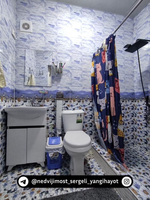 Сергели Чаш тепа кварт на земле 4ком+Хол 100кв,м. 100м до 1 ст метро