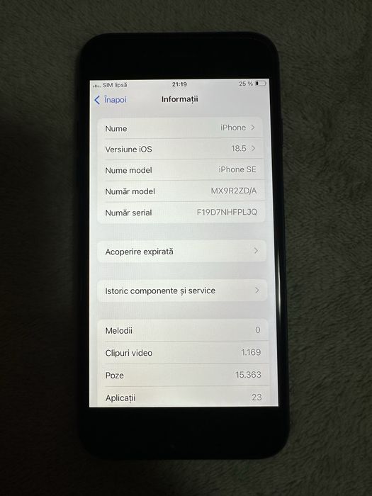 iPhone SE 2020 , stare excelenta de functionare