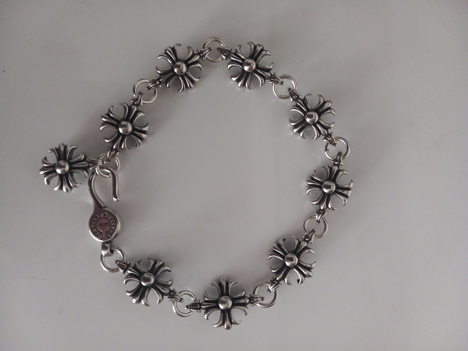 Гривна , пръстен и обеци Chrome hearts