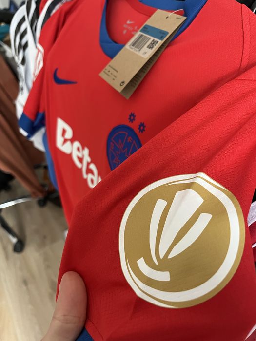Tricou de fotbal FCSB Steaua Bucuresti cu Florin Tanase 10 marime M