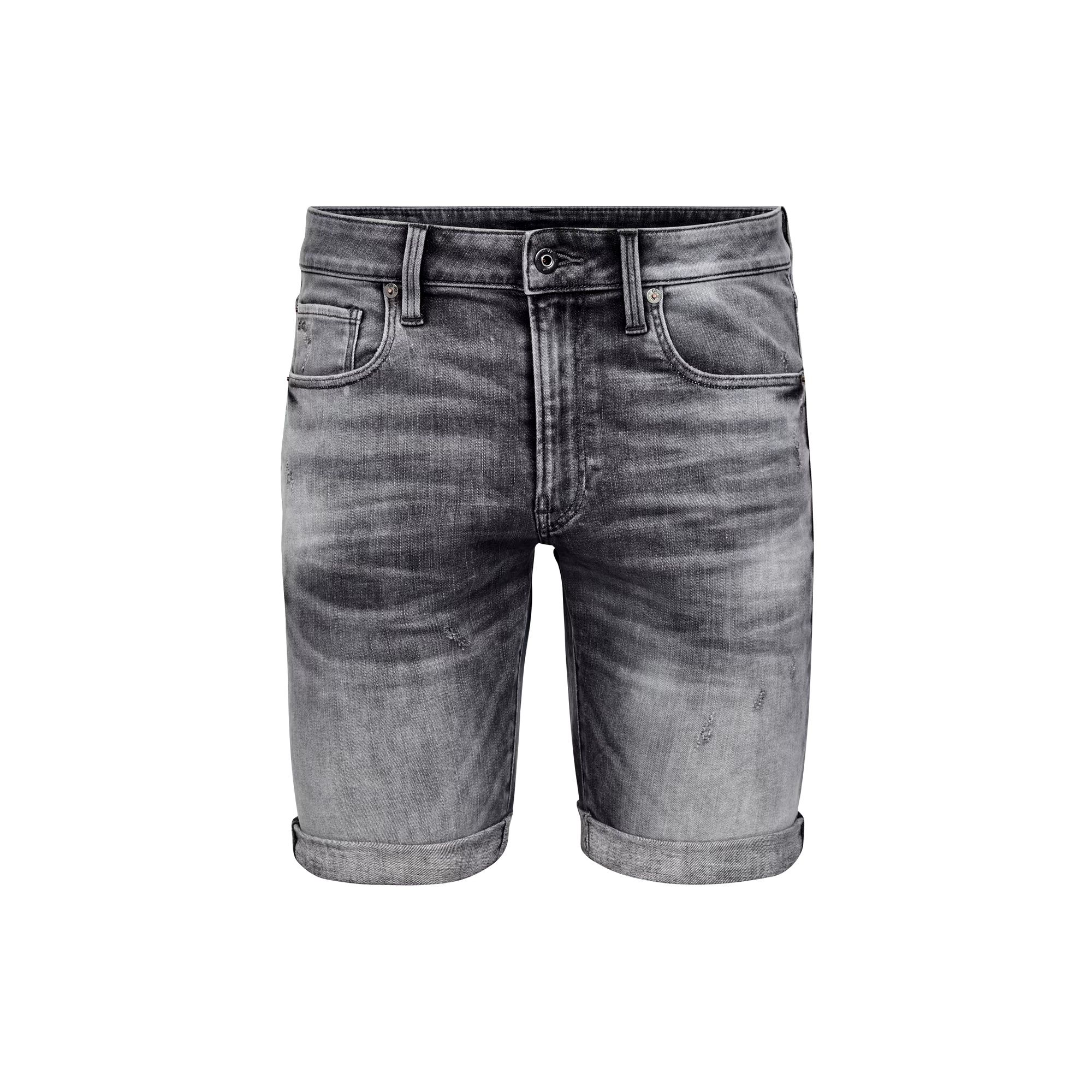 Къси сиви дънки G-star Raw 3301 Slim  32 , 33 , 34 , 36 нови мъжки