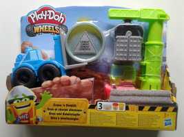 Set plastilina calitativa Play-Doh vehicule de santier, nou