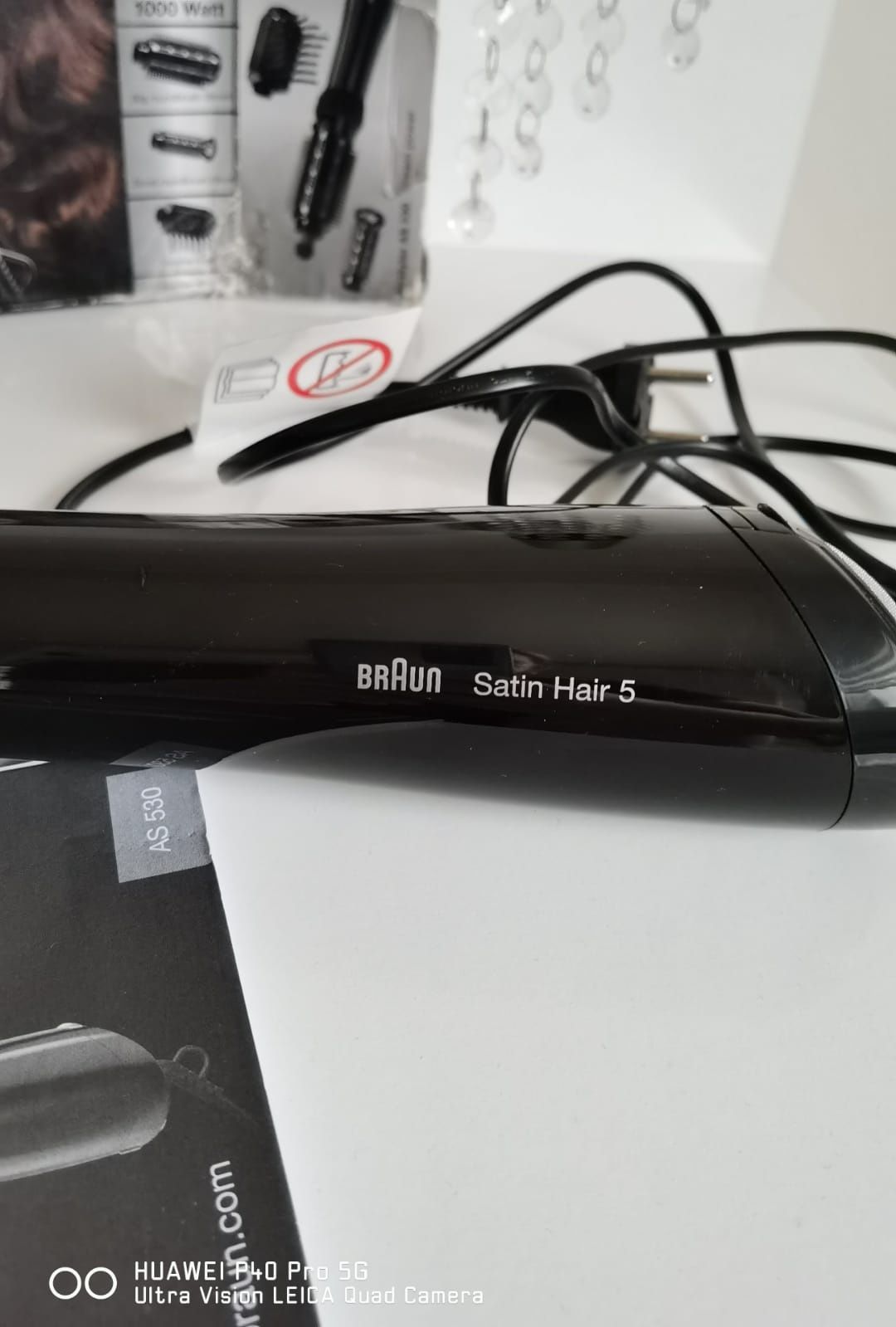 Маша  с топъл въздух BRAUN Satin hair 5  1000W