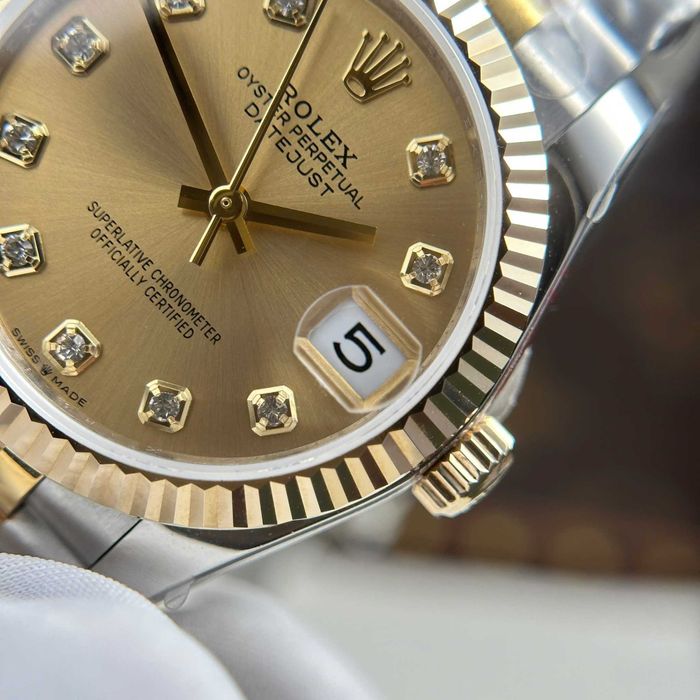 Rolex datejust 36mm двуцветен/златен
