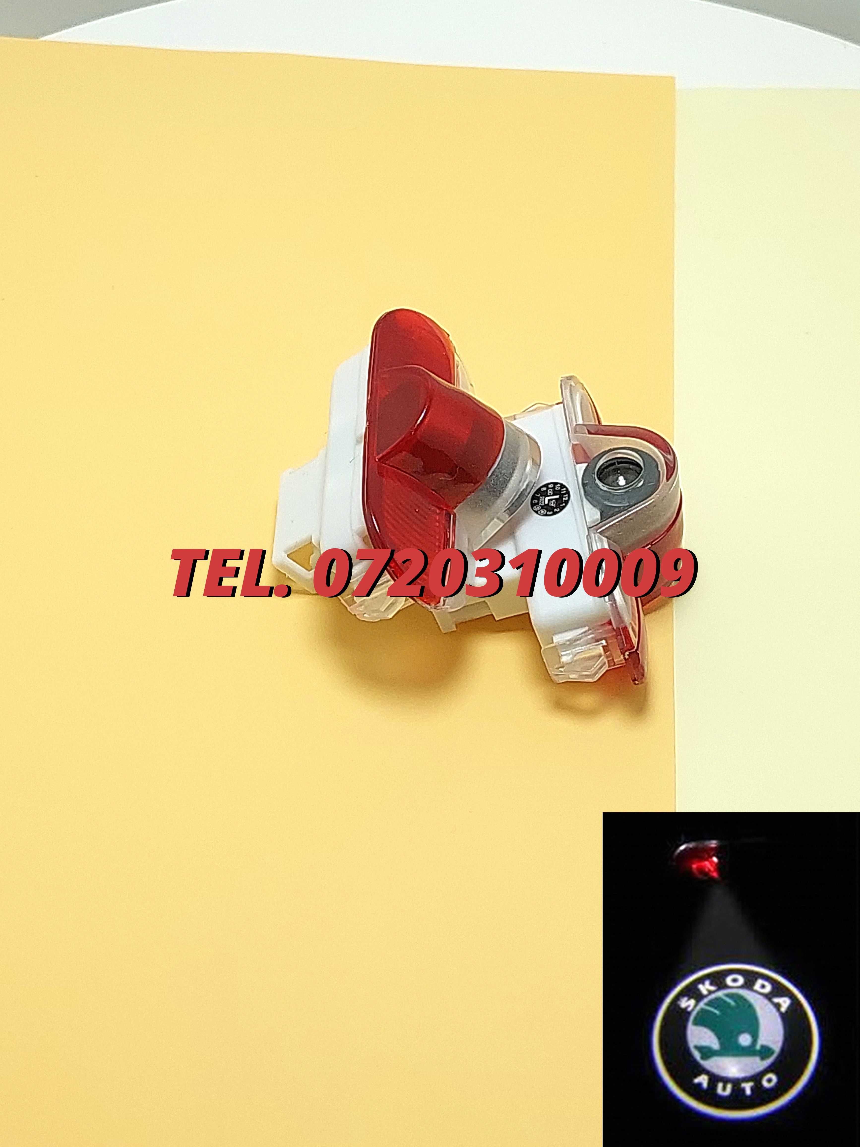 Proiector Led Cu Logo Skoda Octavia 2  Btsl019