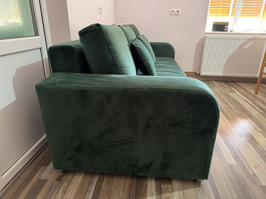 Canapea extensibila 3 locuri, Diego cu lada de depozitare 230x92x90 cm