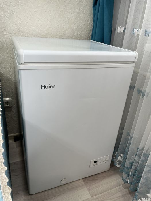Морозильник Haier белый в отличном состоянии