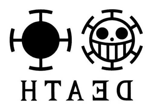 Anime ONE PIECE Trafalgar D.  Law tattoo cosplay/татуировка