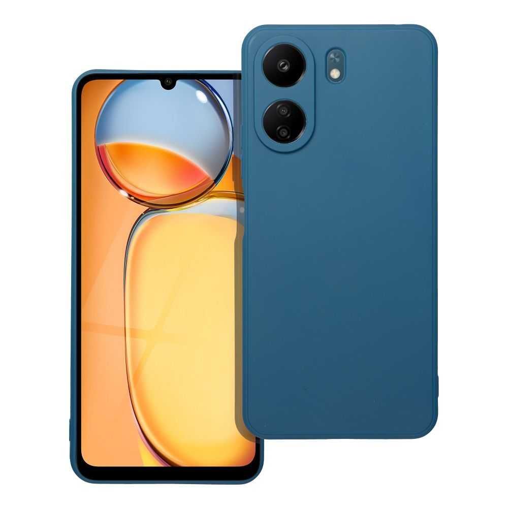 Set Xiaomi Redmi 13C 4G - Folie de Sticla + Husa Slim Albastru