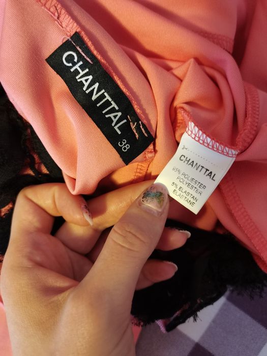 Rochiță Chanttal, mărime 38, 95% poliester și 5% elastan