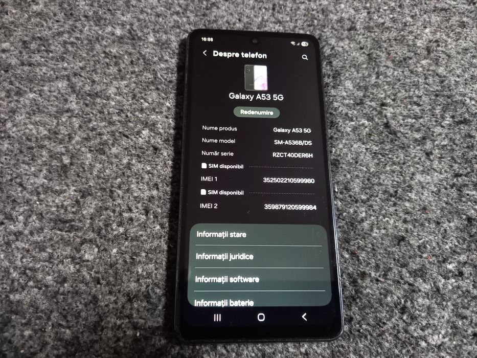 Telefon Samsung Galaxy A53 5G -128 GB - 6 GB ram