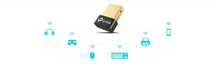 Adaptor Nano USB Bluetooth 4.0 TP-Link UB400, 10 m, Plug&Play