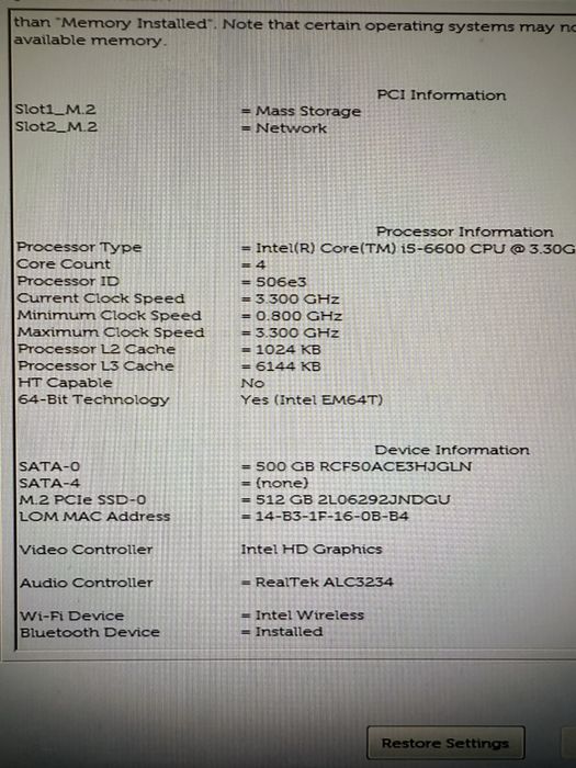 Mini PC/Tiny DELL OptiPlex 7050, Intel i5-6600, 16GB RAM, 512GB SSD