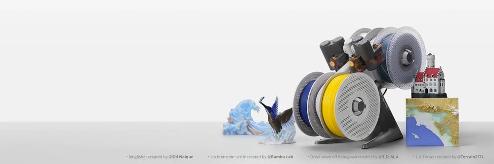 Imprimantă 3D Filament BAMBU LAB A1 COMBO 256x256x256mm 500mm/s