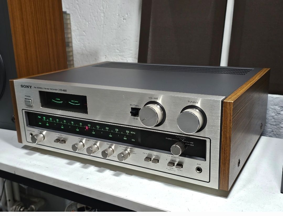 Receiver SONY STR-4800, vintage impecabil, radio amplificator, japan