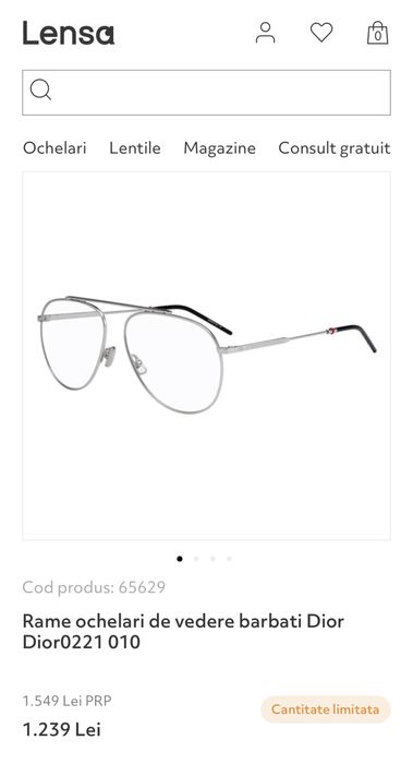 Rame ochelari Christian Dior CD