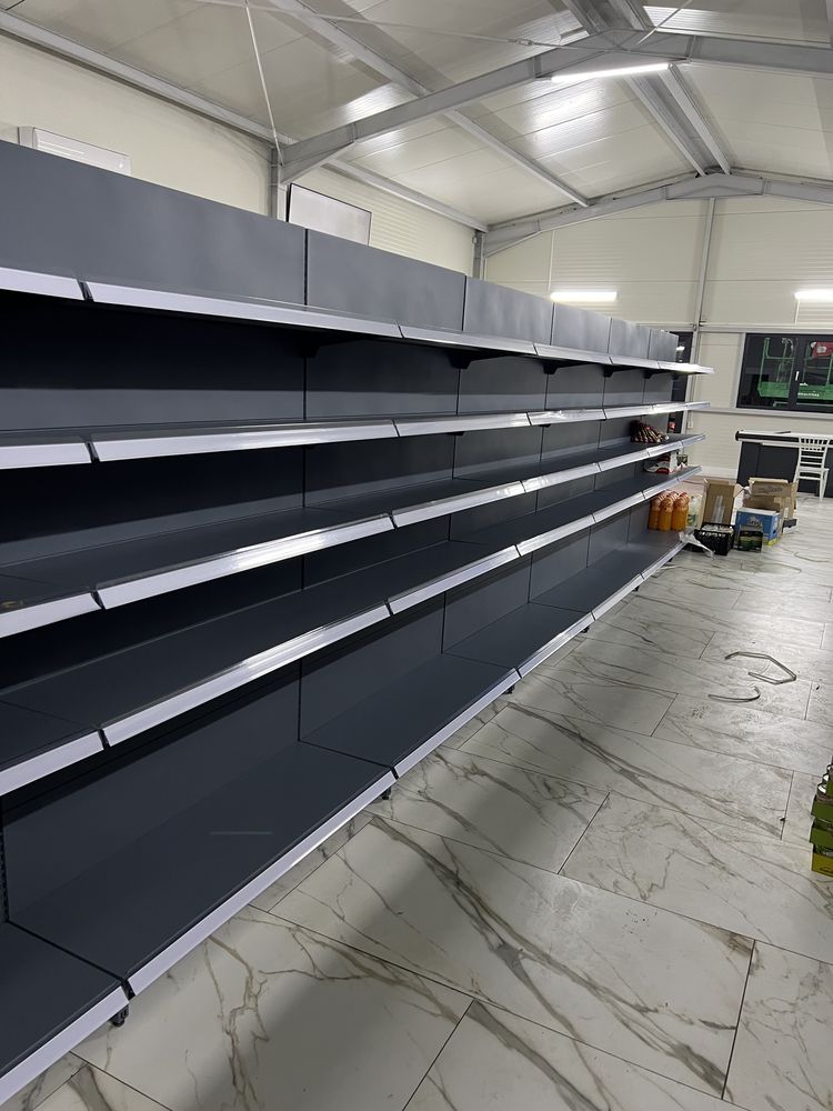 Rafturi metalice gri antracit NOU