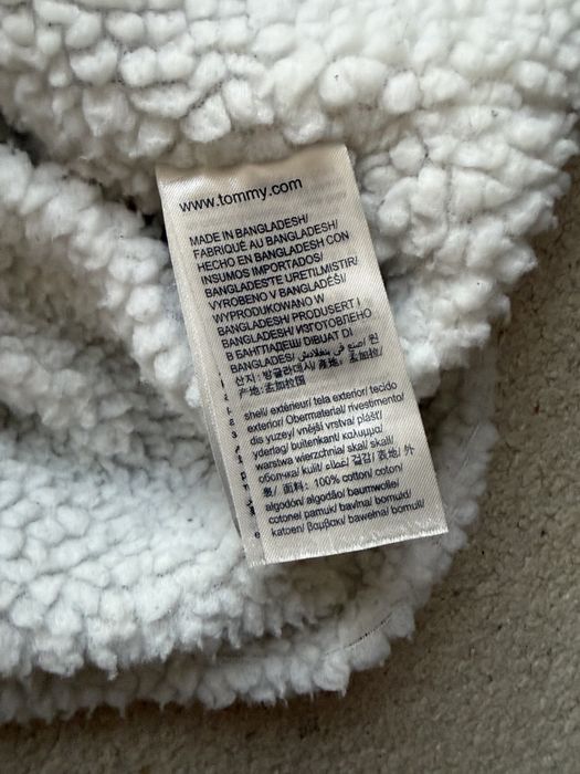 Tommy Hilfiger,geacă-cămașă îmblănită pt.bărbați,măr.M